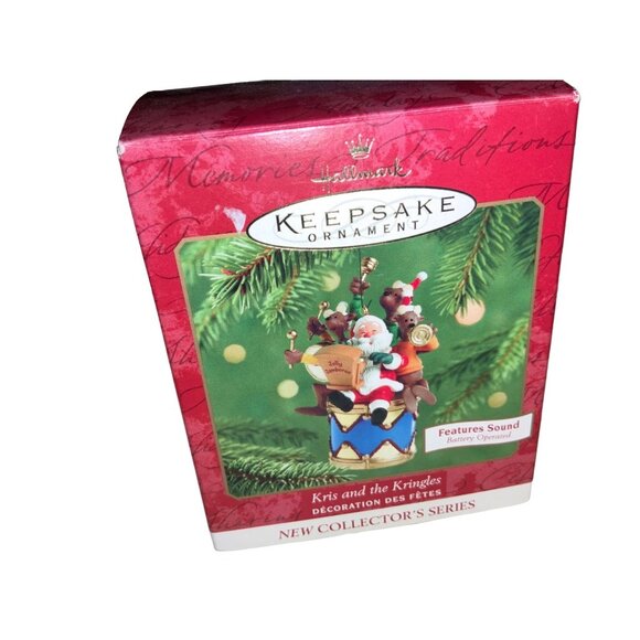 Hallmark Other - Hallmark Keepsake Ornament  Kris’s and the Kringle Santa and Reindeer
